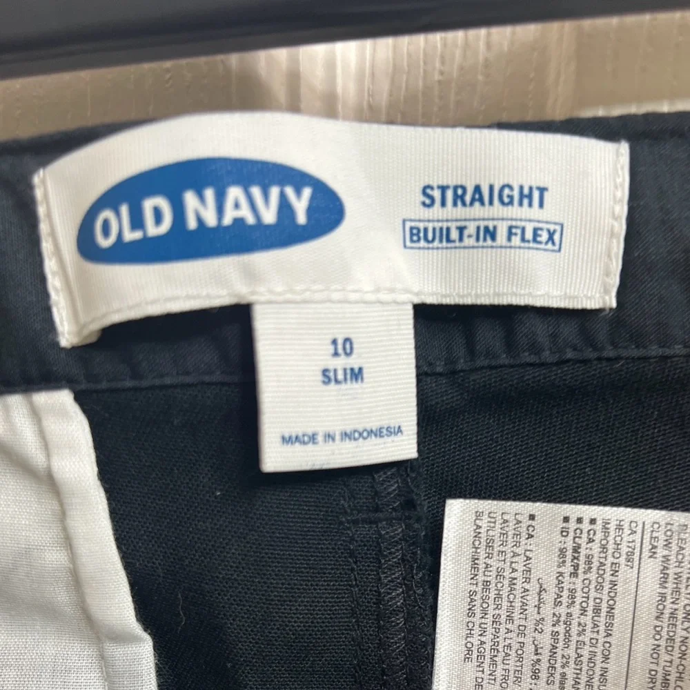 Old Navy Kids Black Chinos